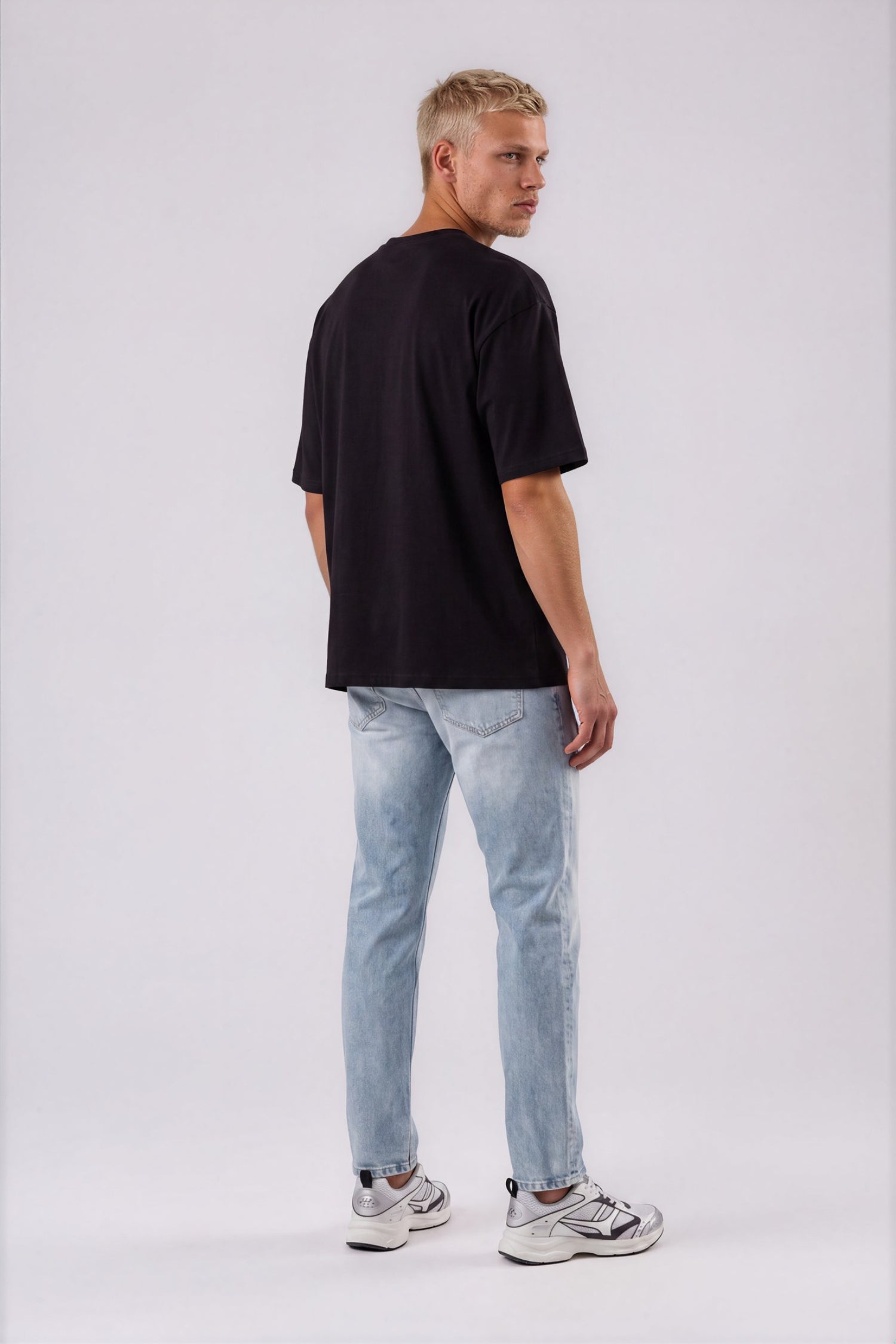 Box Fit T-shirt, Sort