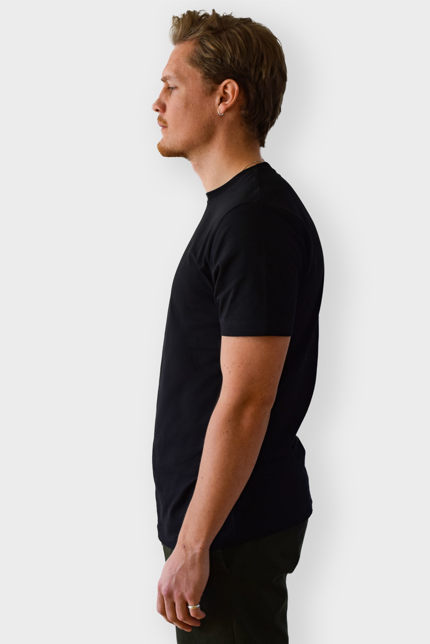Organic Basic T-shirt, Sort