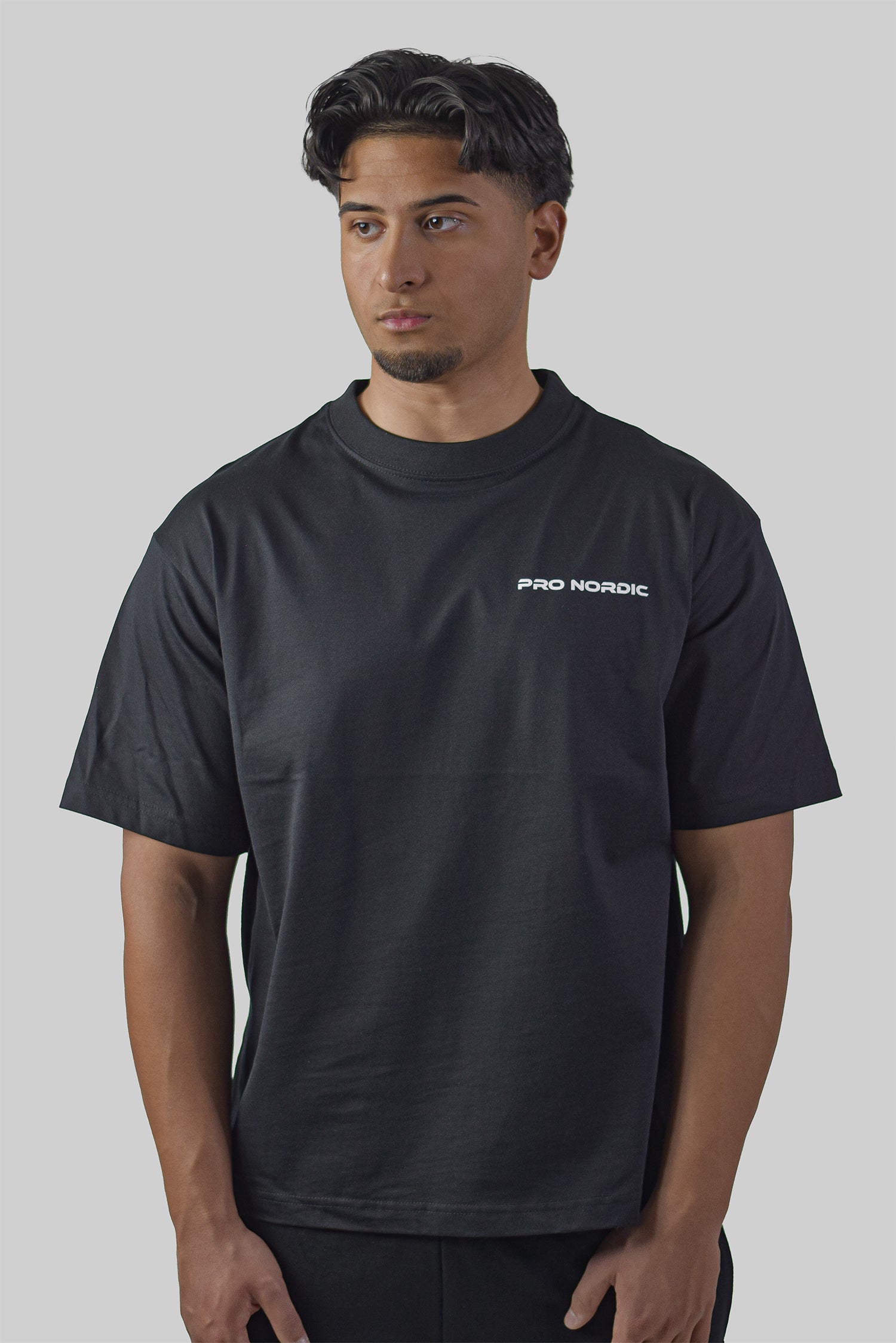 'PN' Oversized T-shirt, Sort