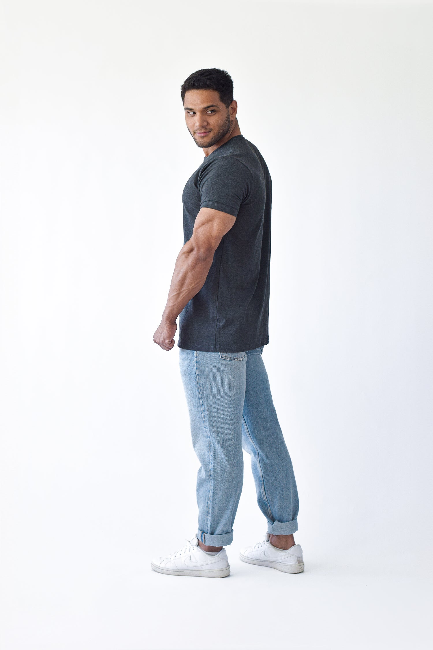 Muscle T-shirt, Mørkegrå