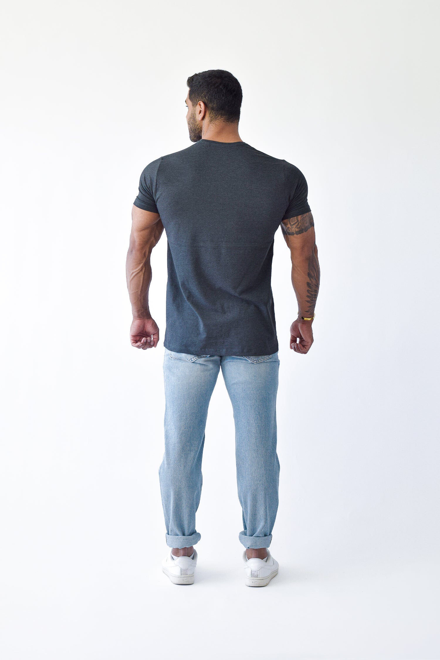 Muscle T-shirt, Mørkegrå