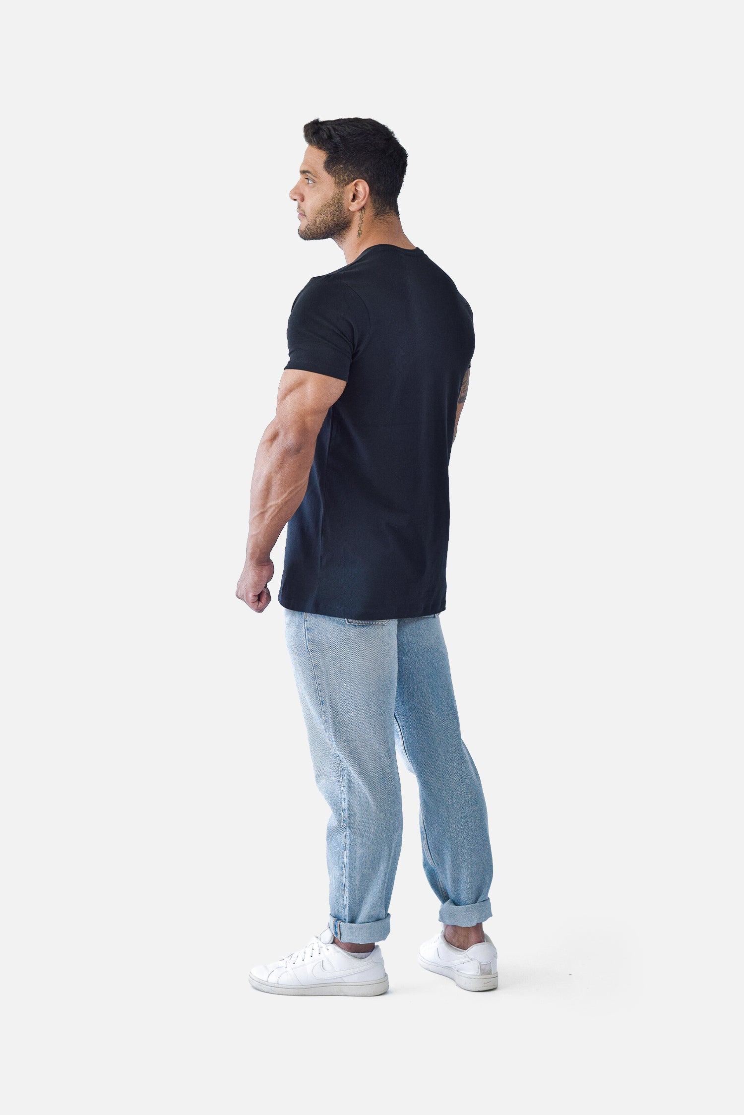 Muscle T-shirt, Sort