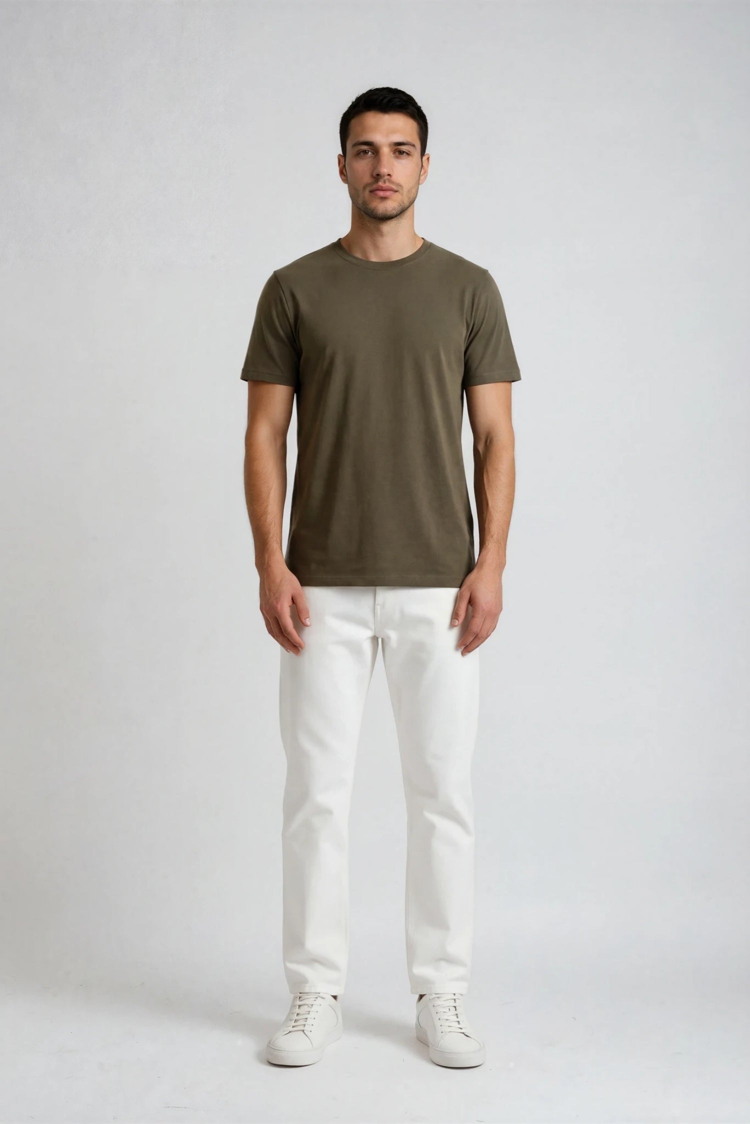 Organic Basic T-shirt, Army