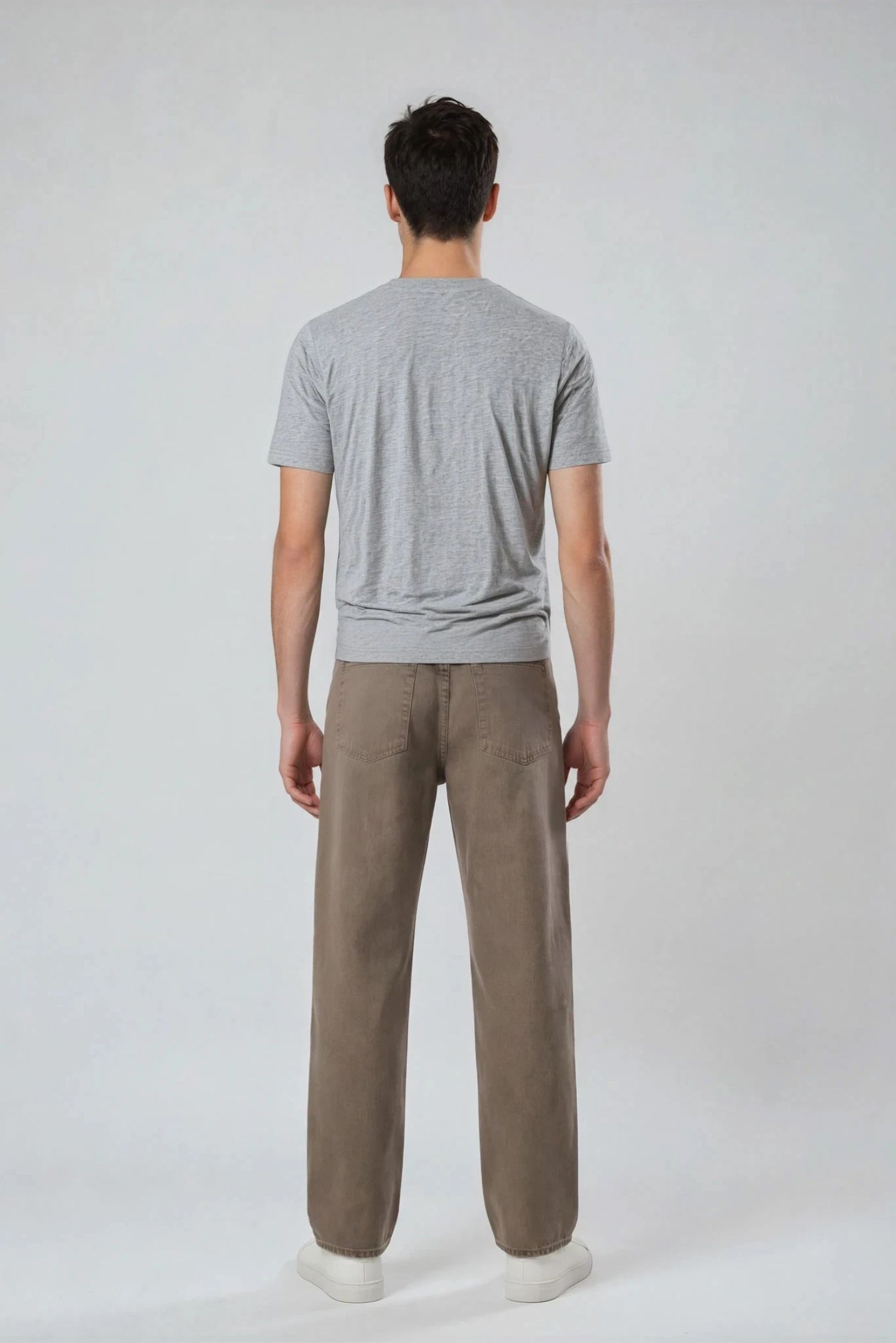 Organic Basic T-shirt, Lysegrå