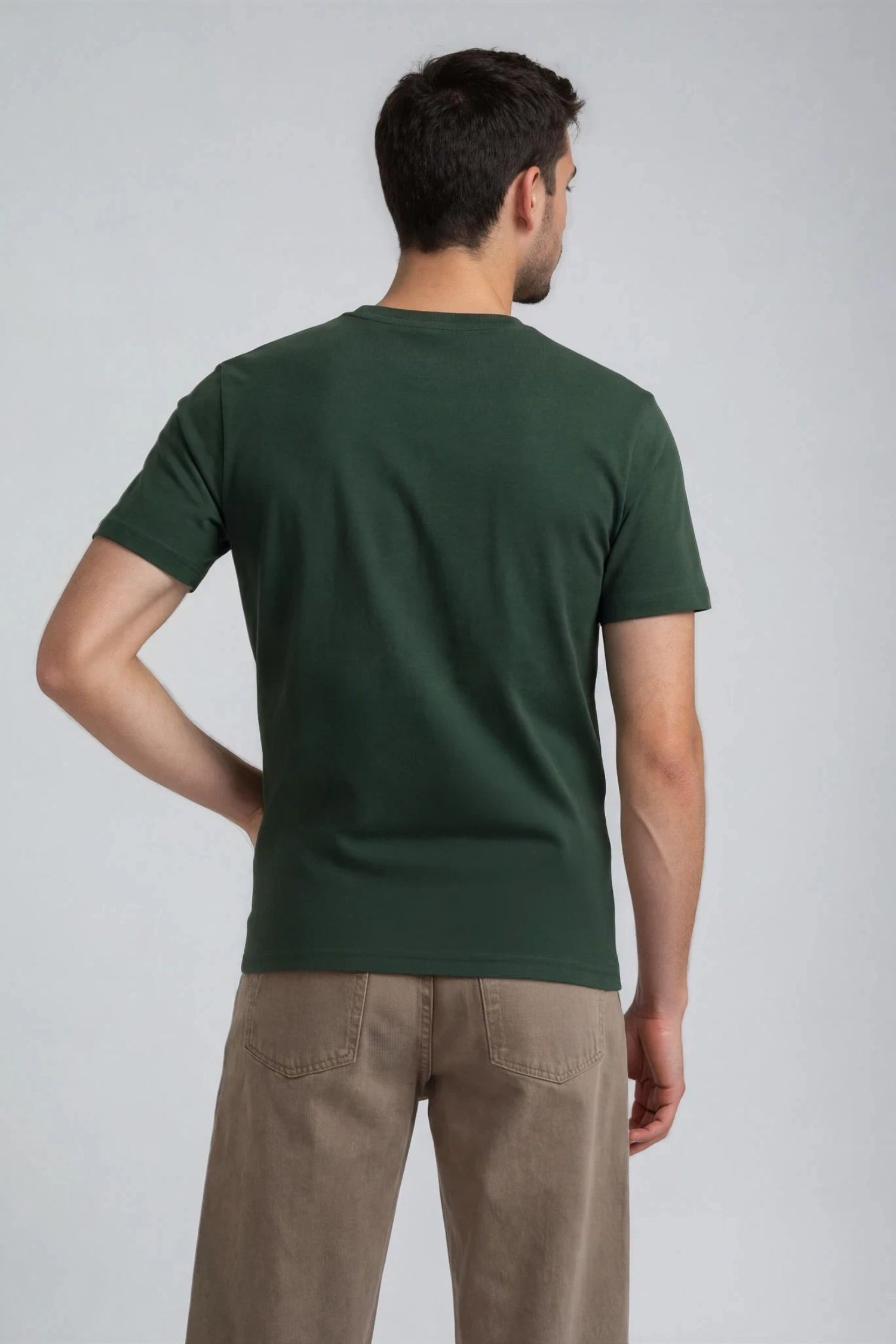 Organic Basic T-shirt, Mørkegrøn