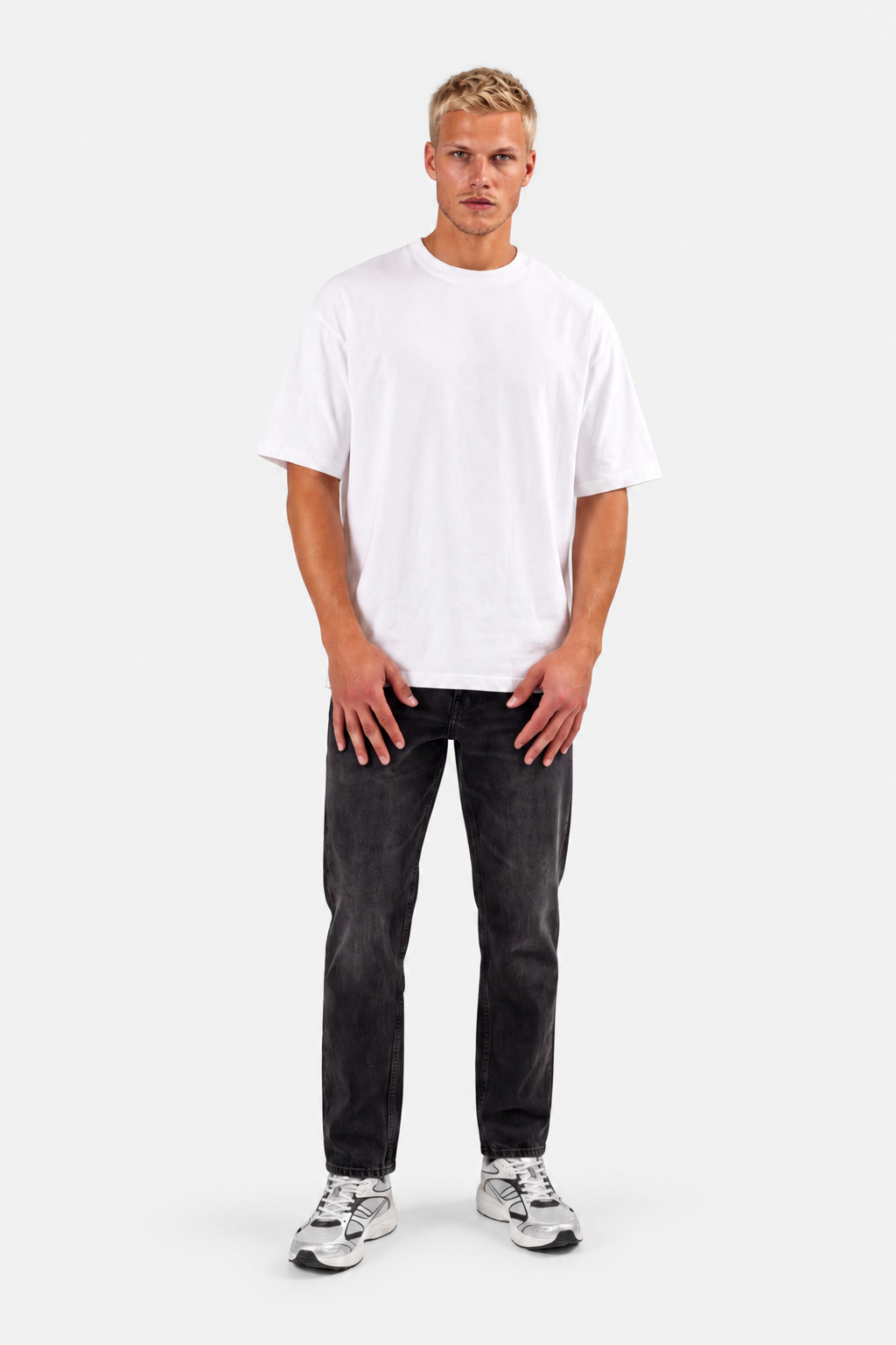 Box Fit T-shirt, Hvid