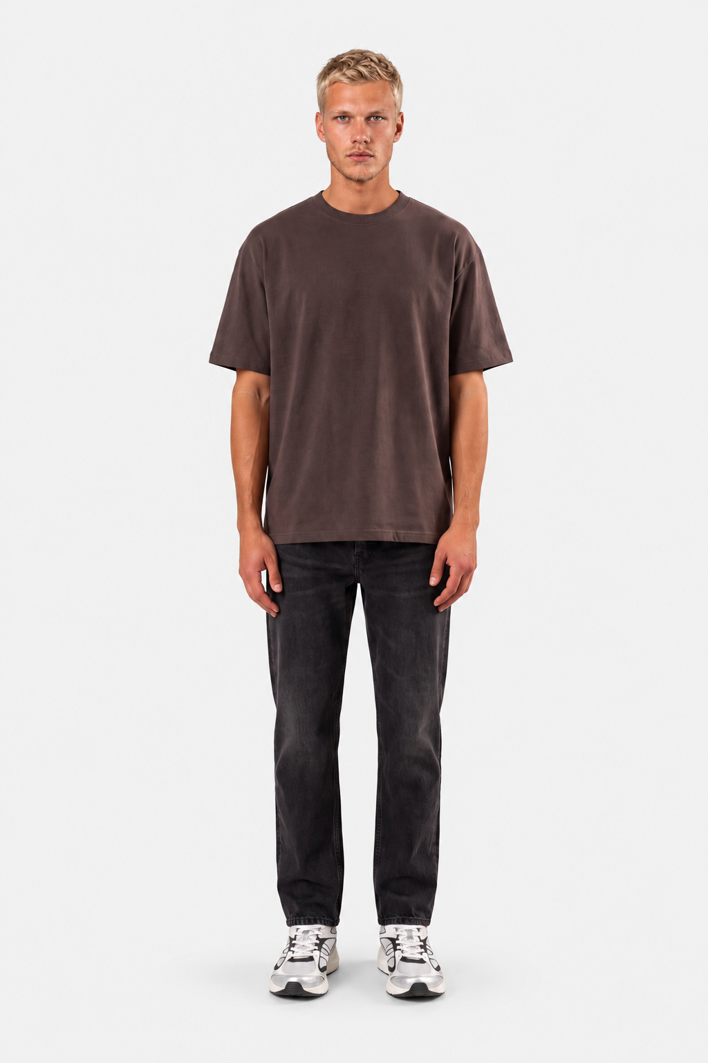 Box Fit T-shirt, Mocha
