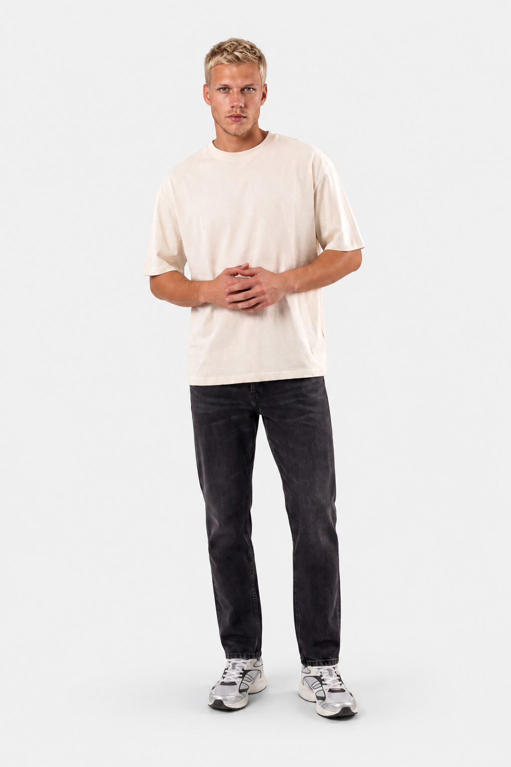 Box Fit T-shirt, Sand