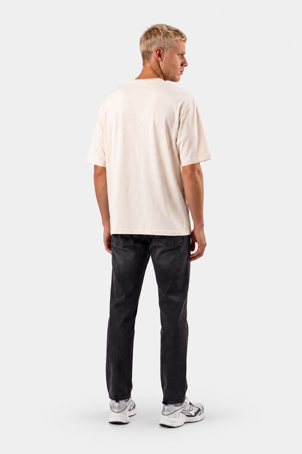 Box Fit T-shirt, Sand