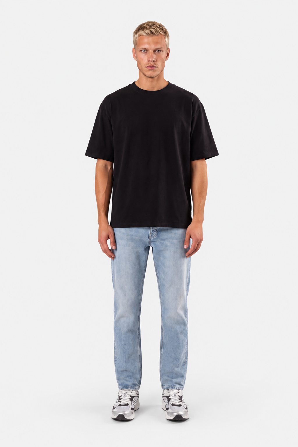 Box Fit T-shirt, Sort
