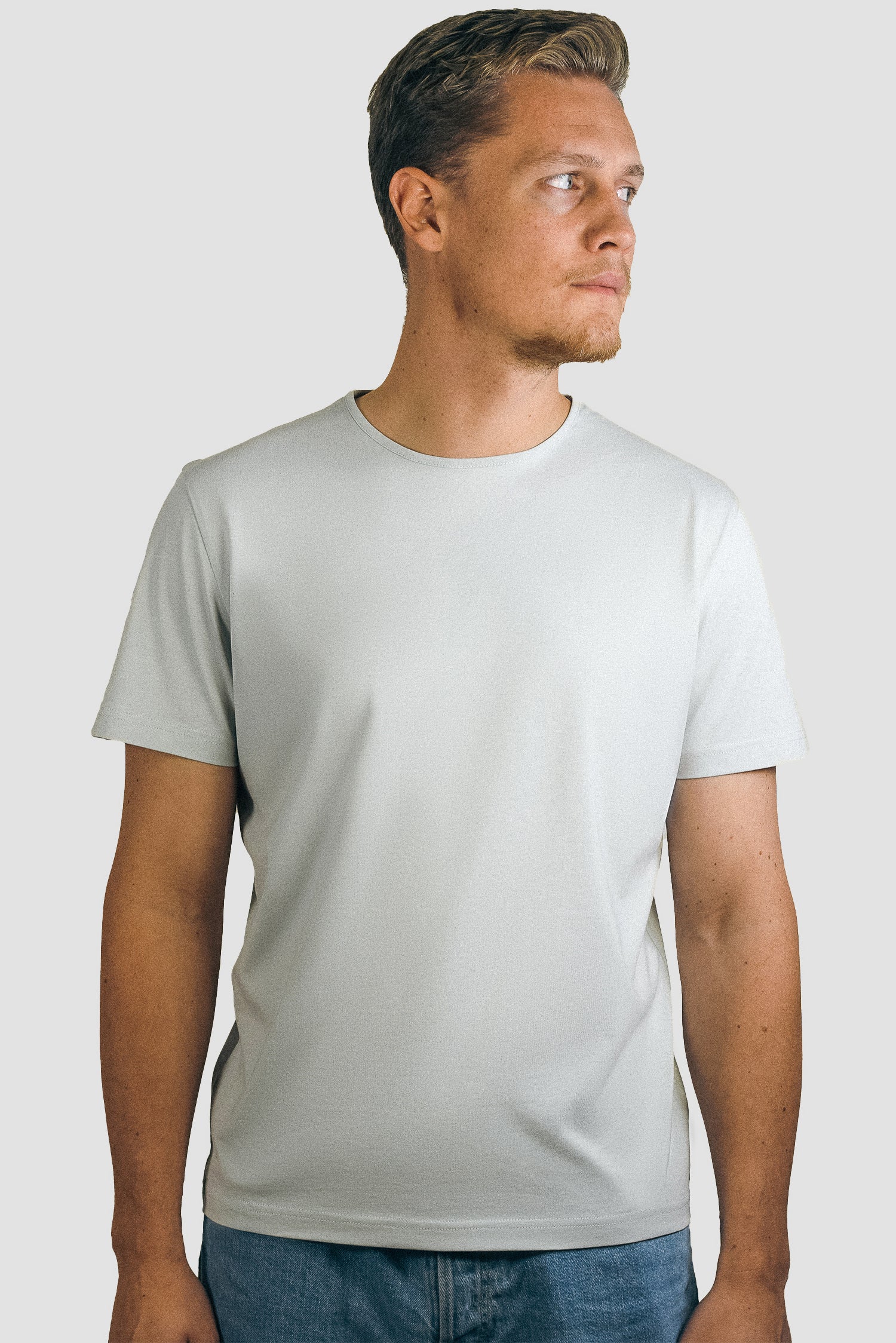 Pima T-shirt Light Grey