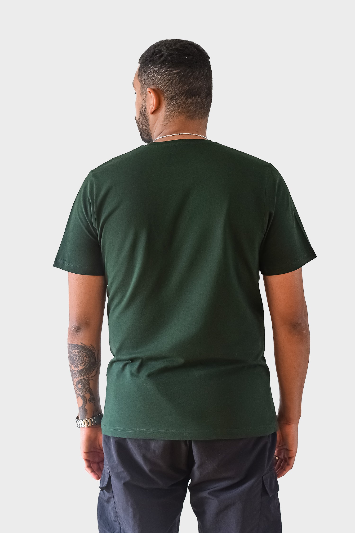 Organic Basic T-shirt, Mørkegrøn