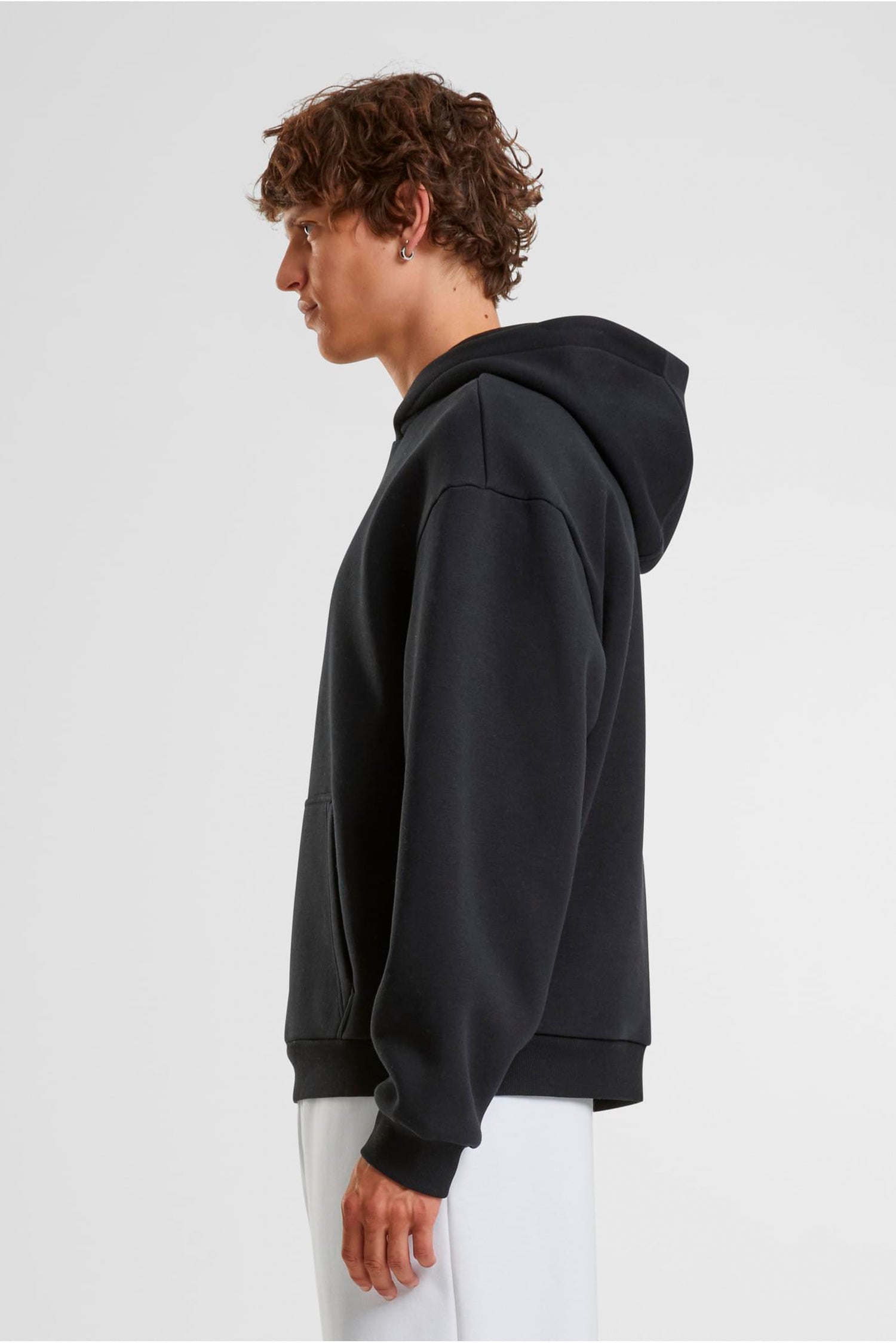 Cotton Hoodie Black