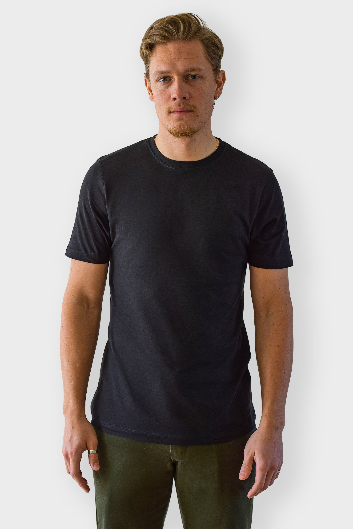 Organic Basic T-shirt, Sort