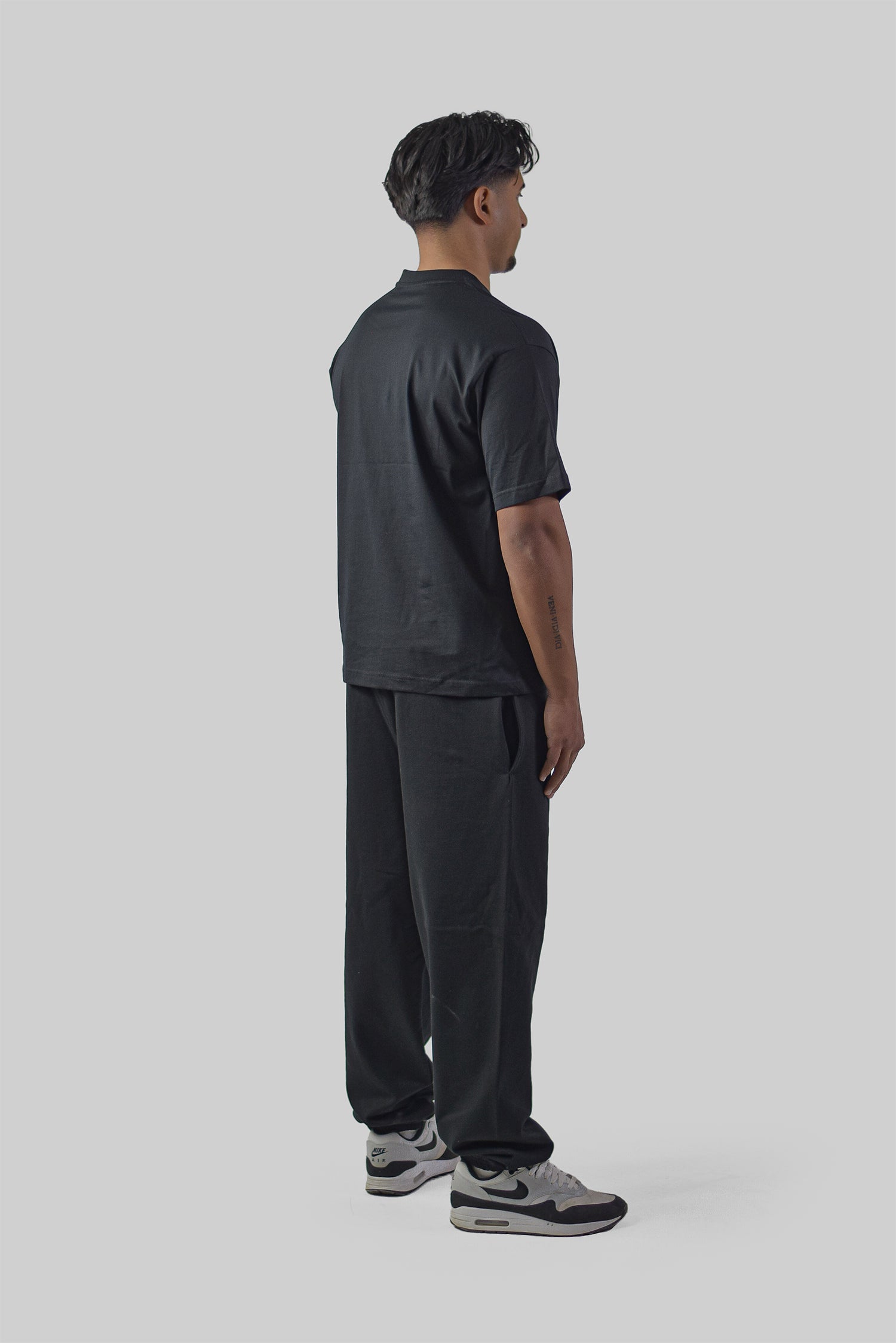 'PN' Oversized T-shirt, Sort