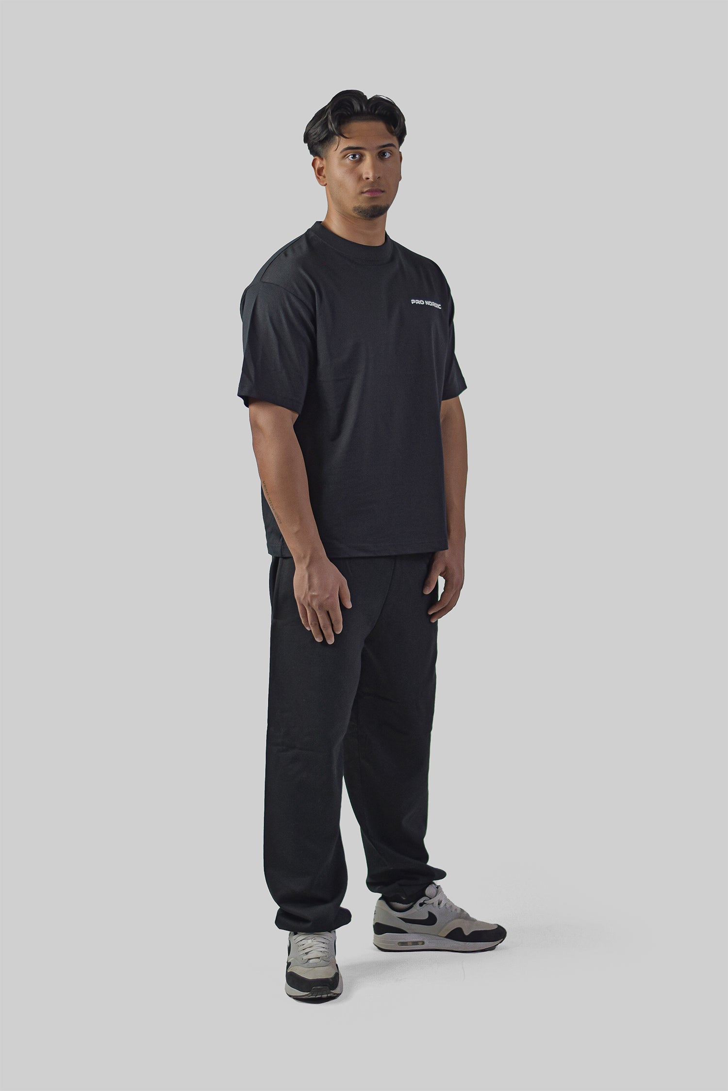 'PN' Oversized T-shirt, Sort