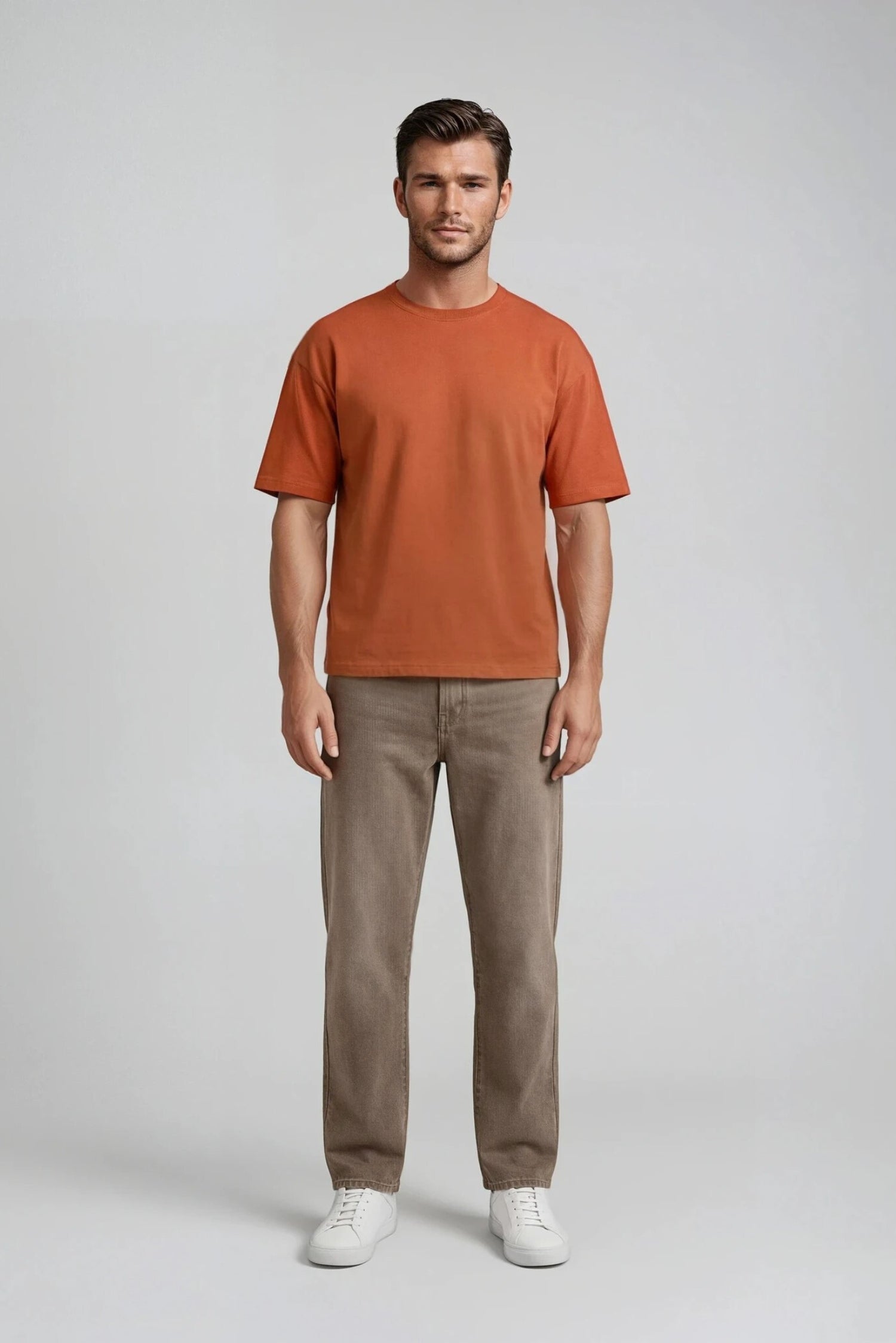 Box Fit T-shirt, Amber