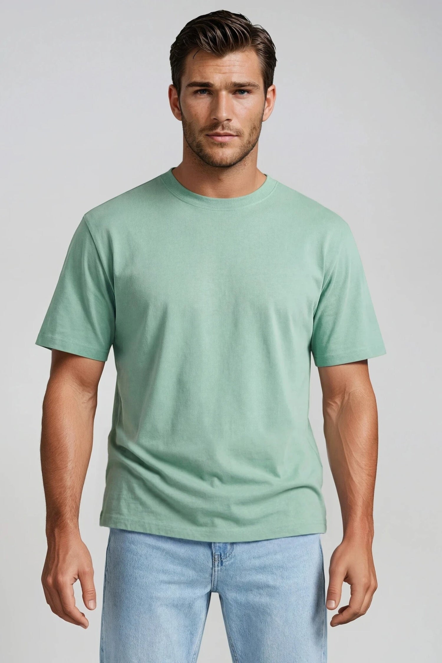 Box Fit T-shirt, Misty Green