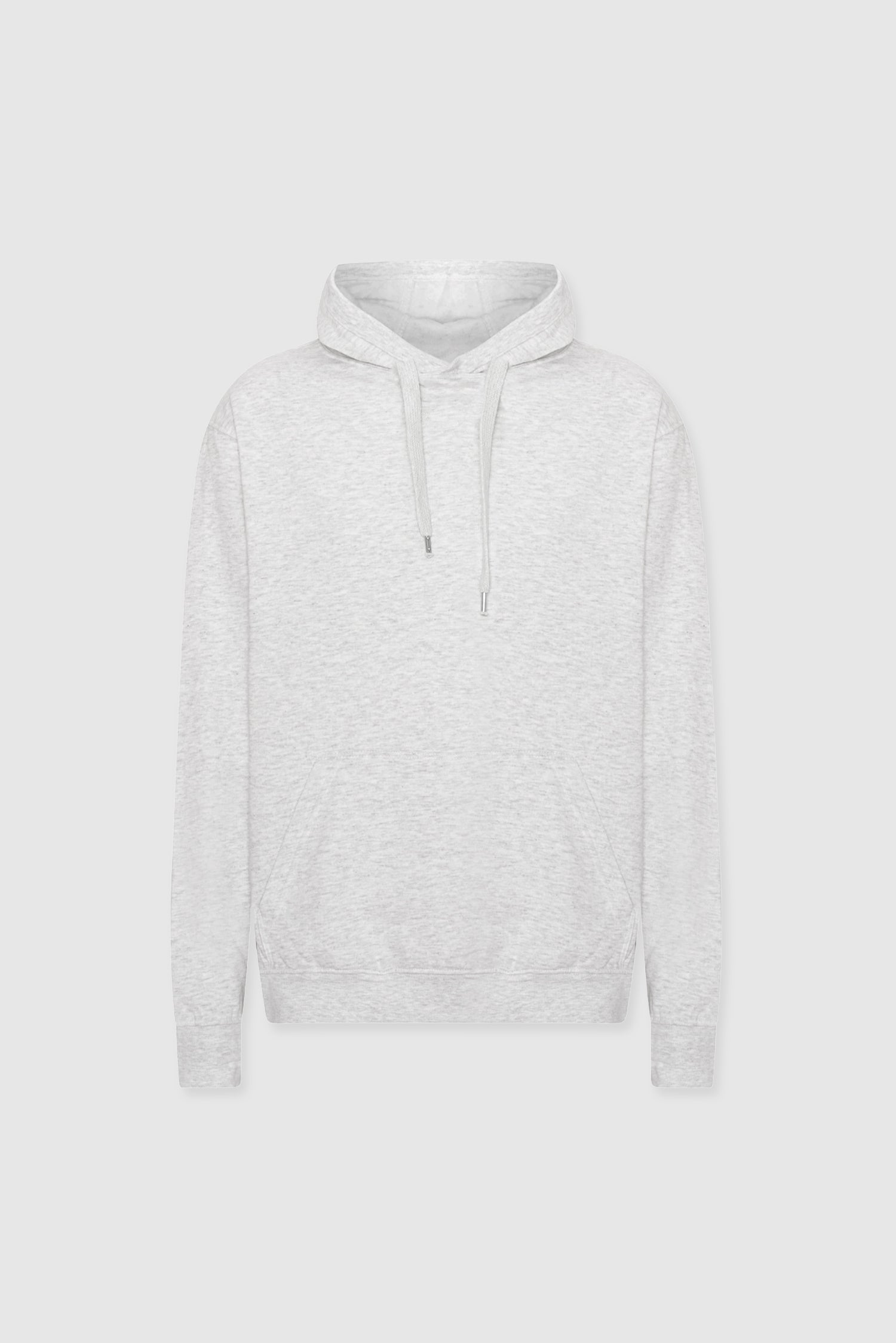 Hoodie Klassisk, ljusgrå