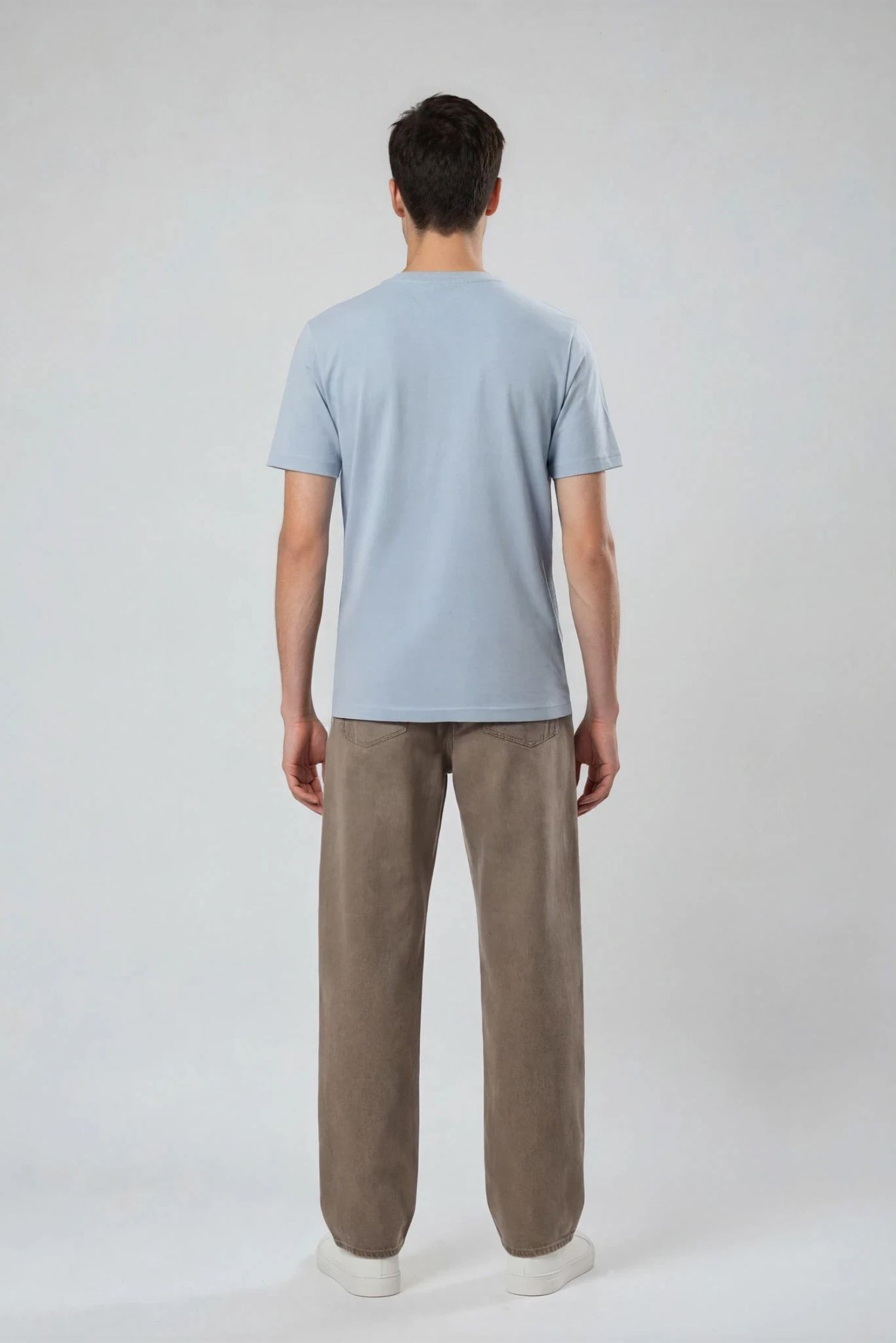 Organic Basic T-shirt, Lyseblå