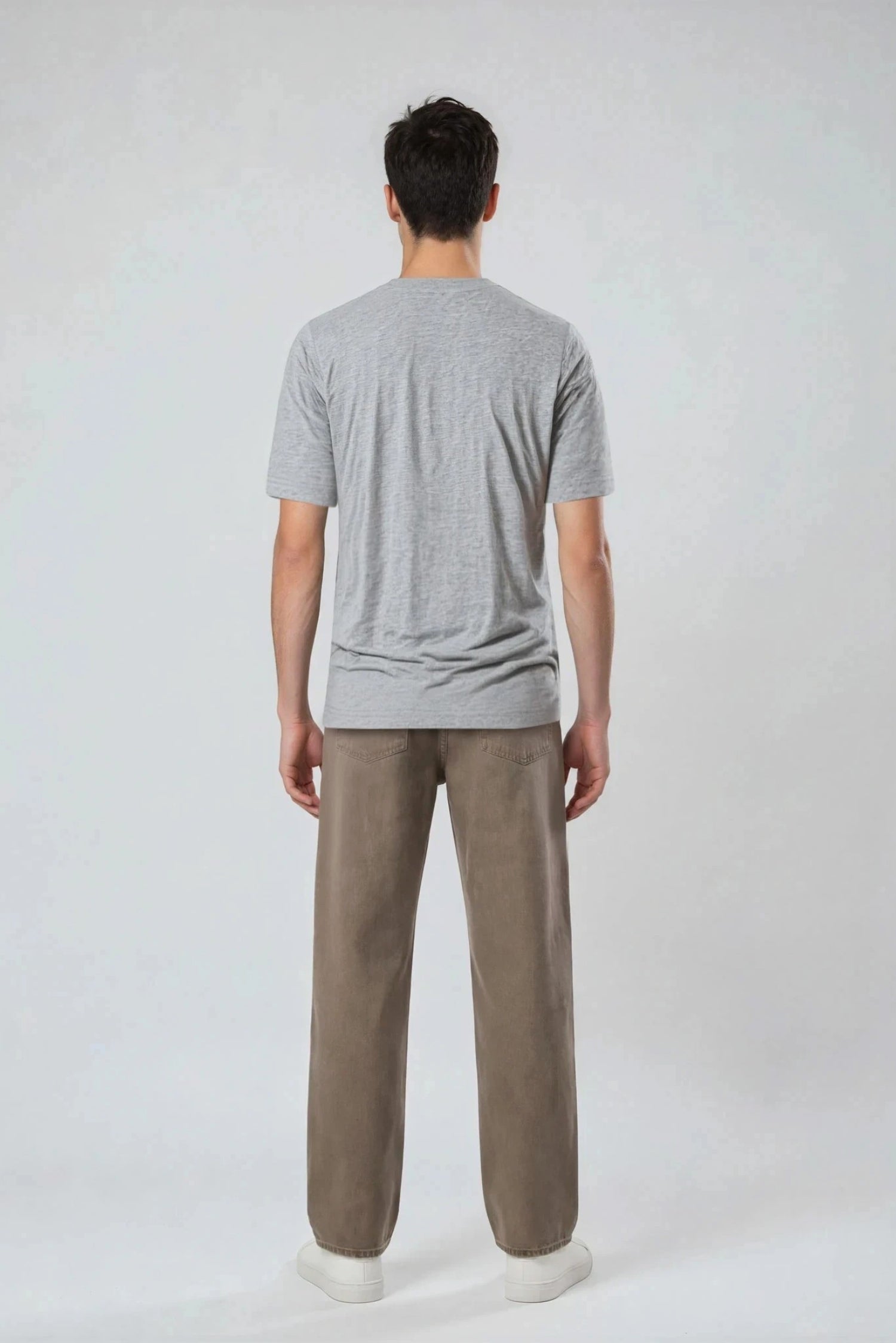 Organic Basic T-shirt, Lysegrå