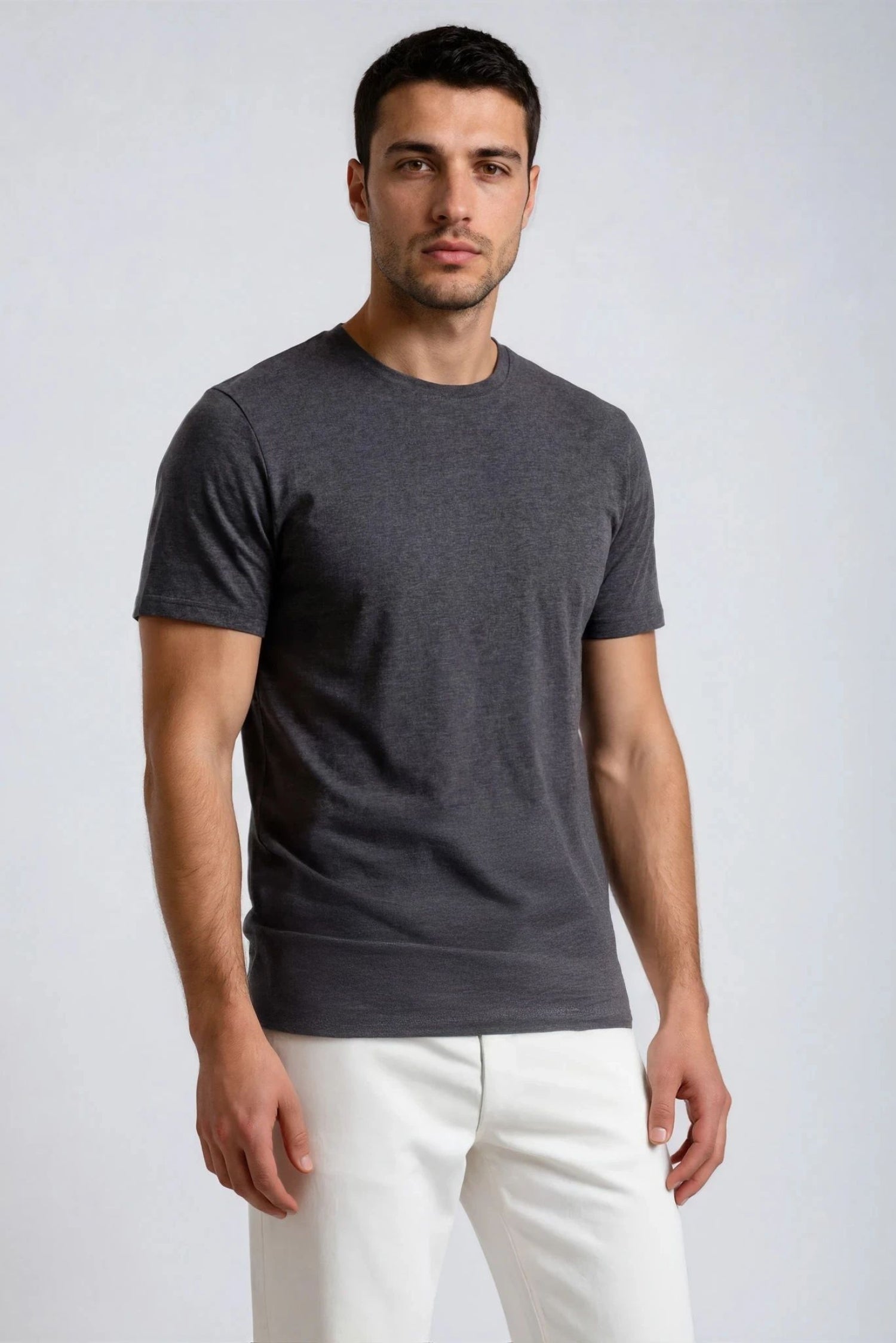 Organic Basic T-shirt, Mørkegrå