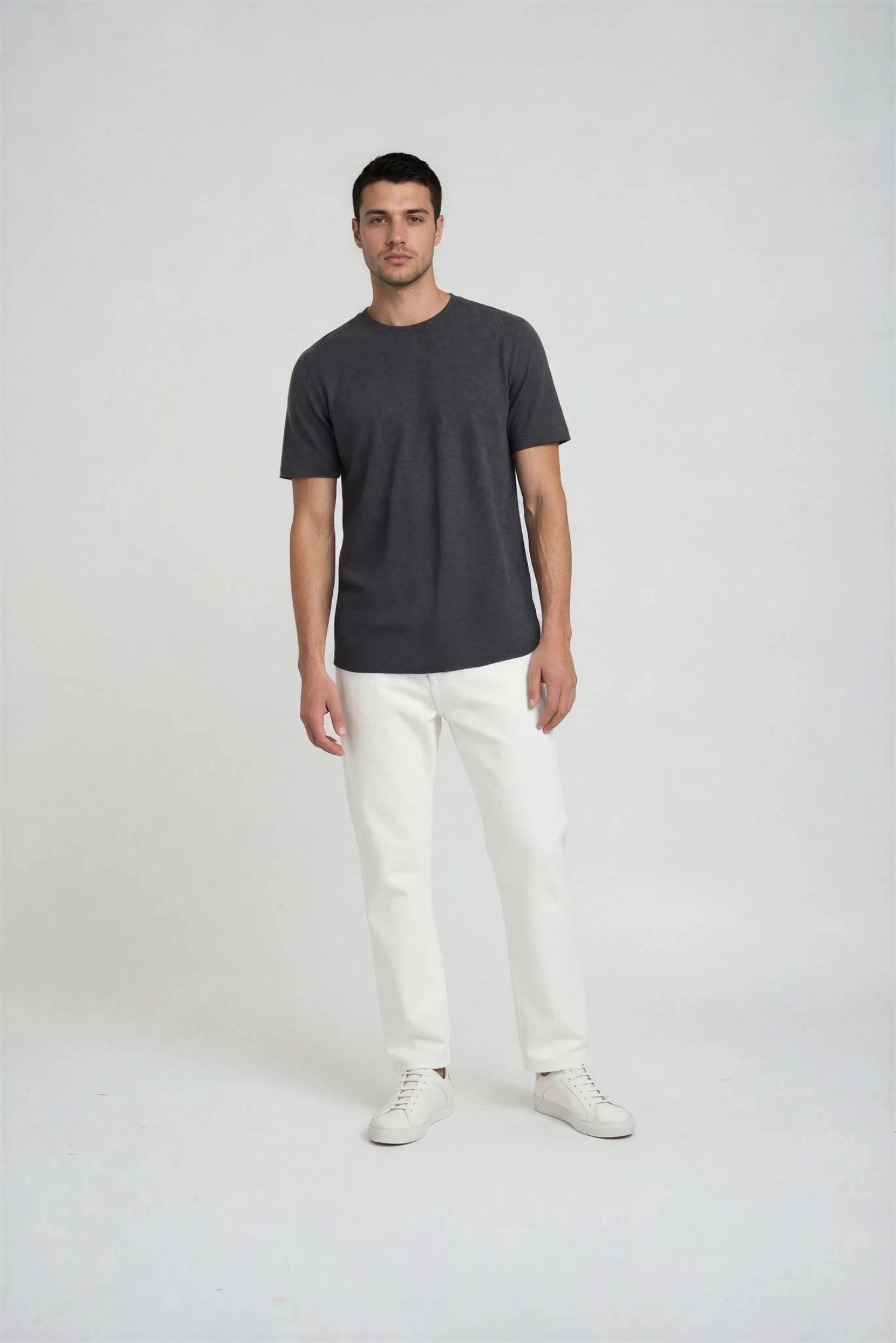 Organic Basic T-shirt, Mørkegrå
