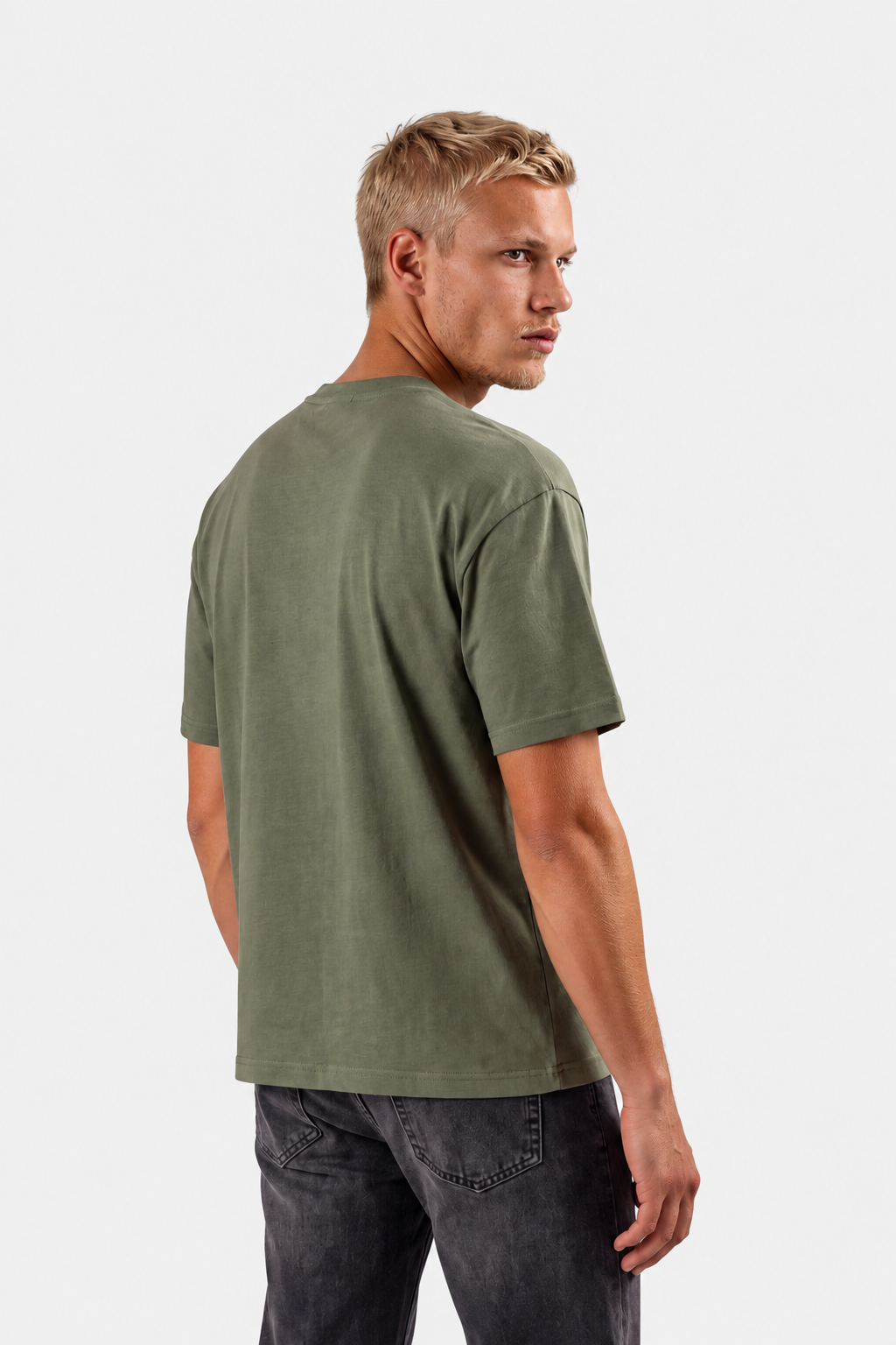 Box Fit T-shirt, Army