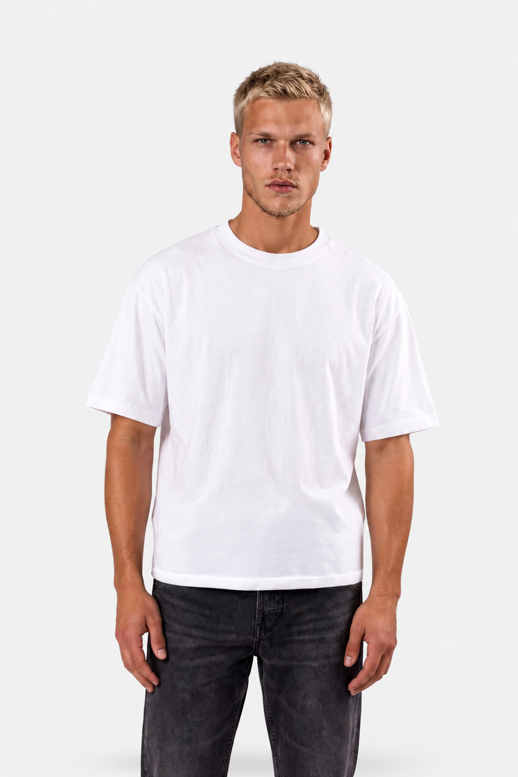 Box Fit T-shirt, Hvid