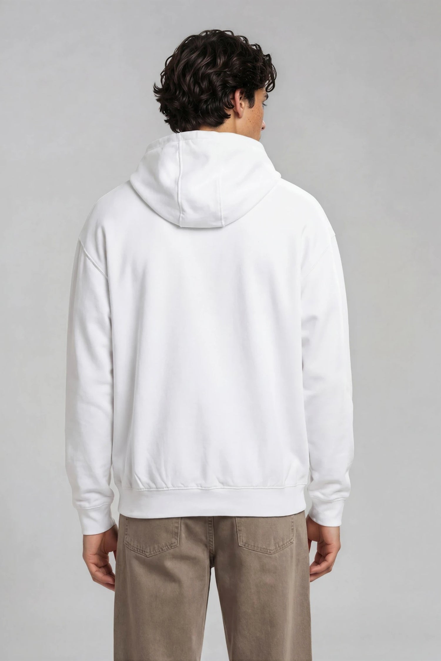 Hoodie Essential, Hvid