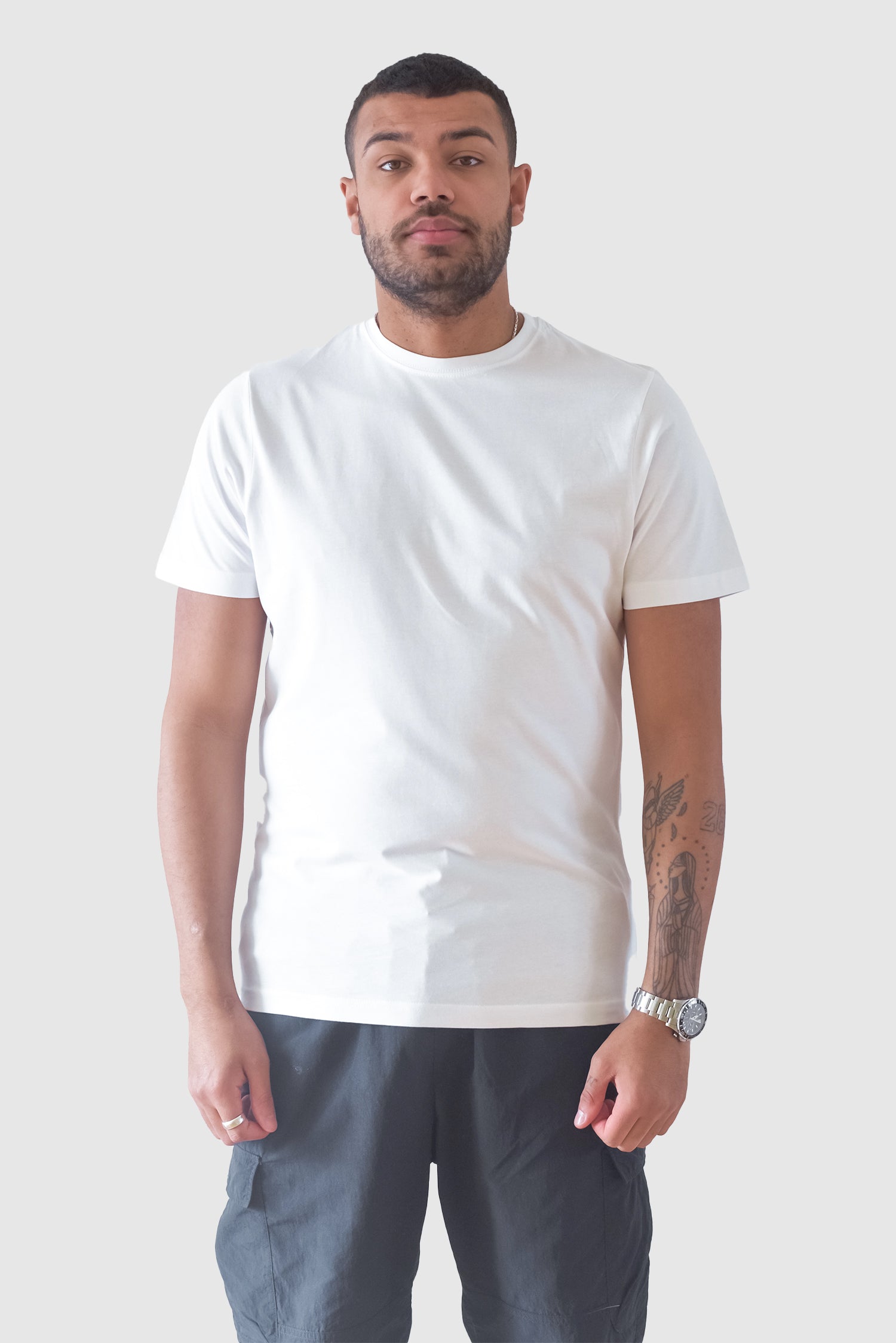 Organic Basic T-shirt, White