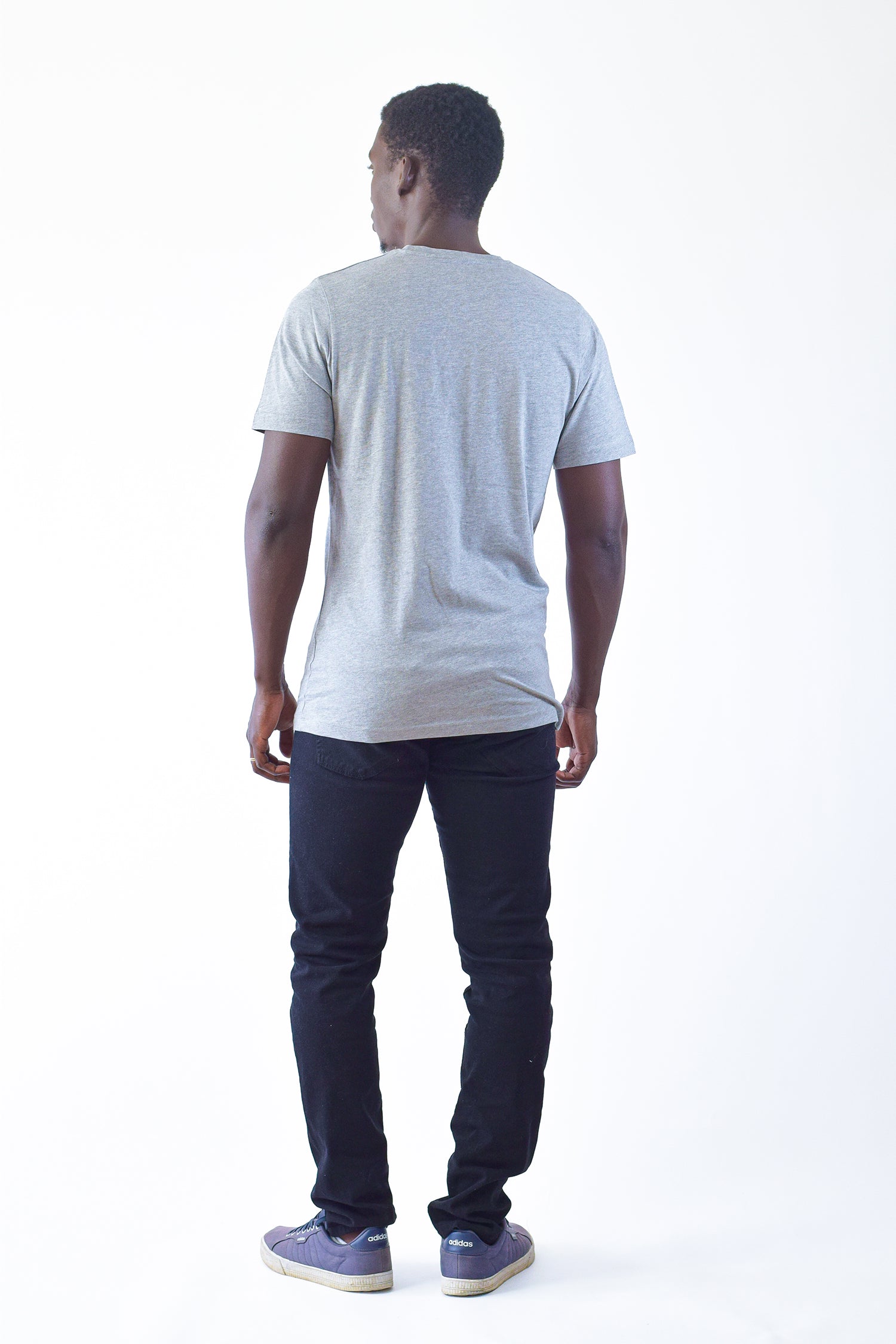 Organic Basic T-shirt, Lysegrå