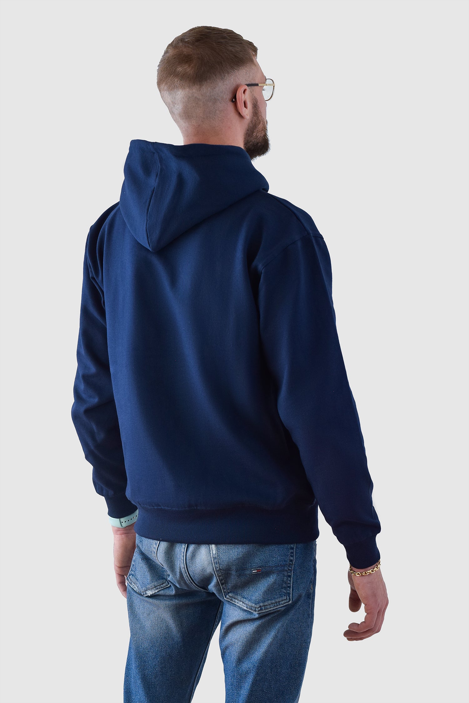 Hoodie Heavy, Navy Blue