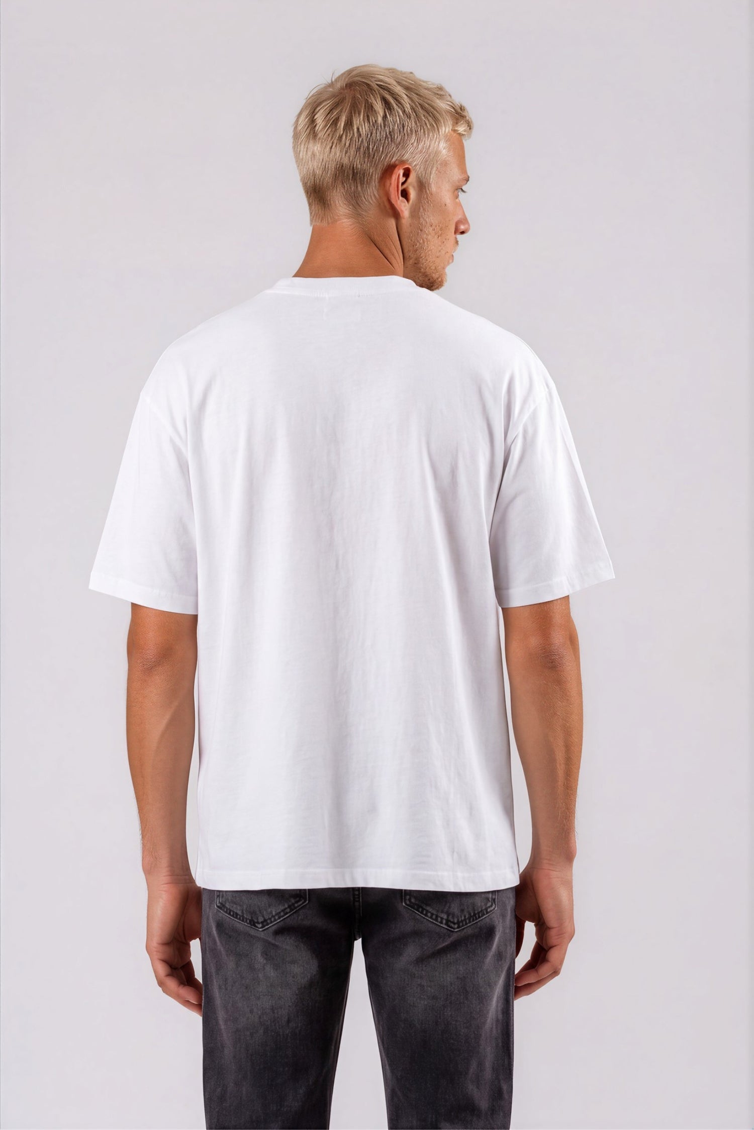 oversized hvid tshirt box fit