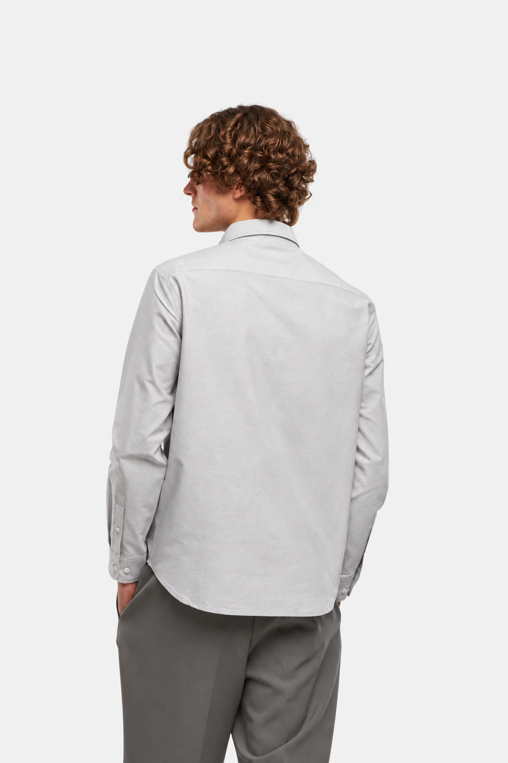 Oxford Shirt - Lysegrå