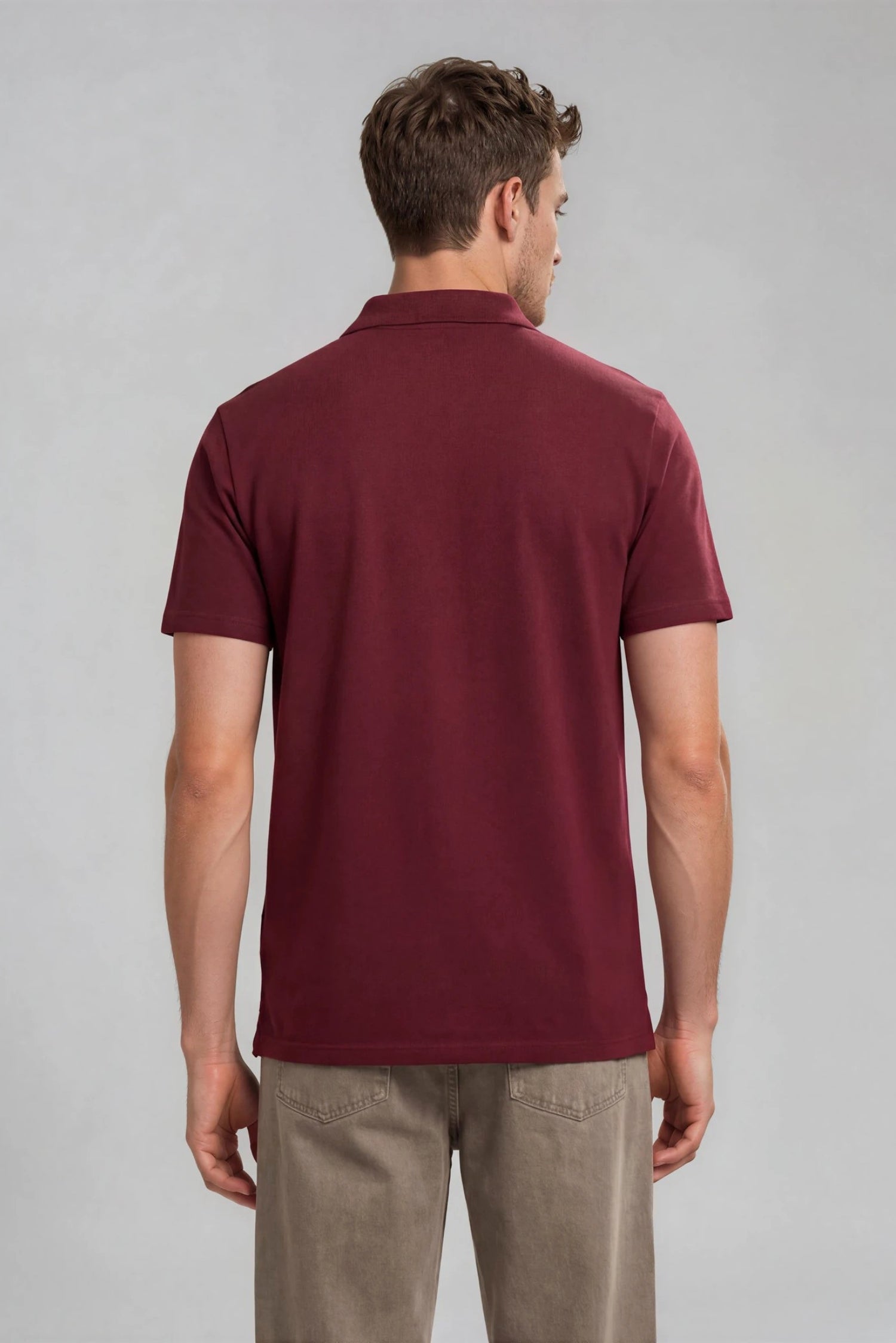 Performance Polo, Burgundy